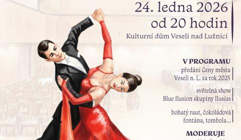 26. Ples Města Veselí nad Lužnicí 2026