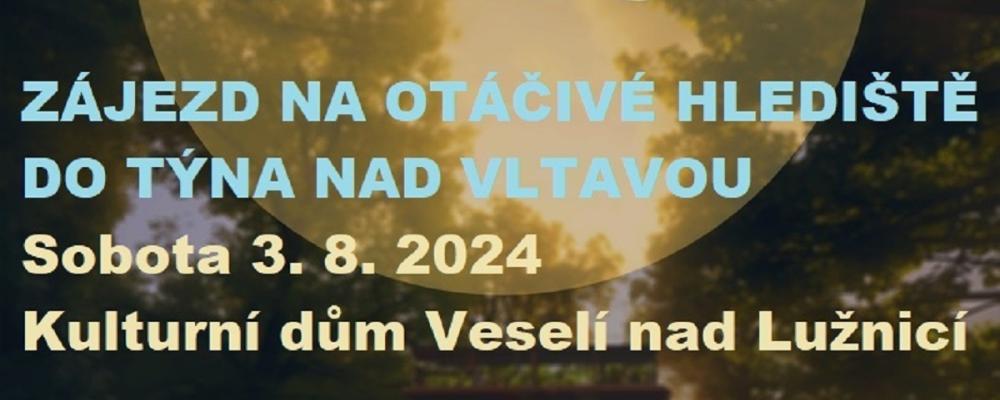 Zájezd na Otáčivé hlediště do Týna nad Vltavou - Kytice 