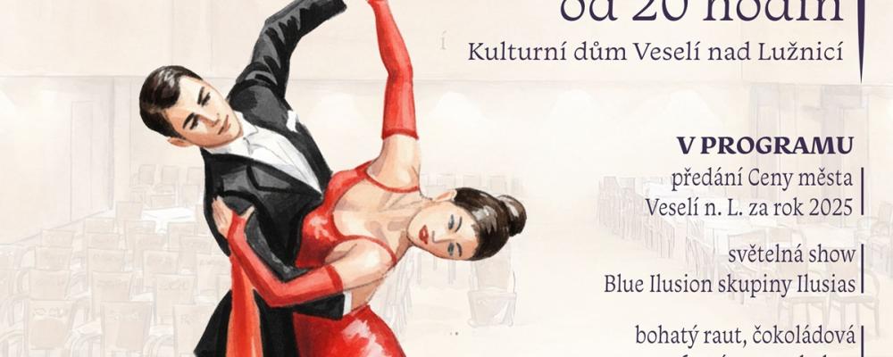 26. Ples Města Veselí nad Lužnicí 2026